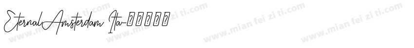 EternalAmsterdam Ita字体转换